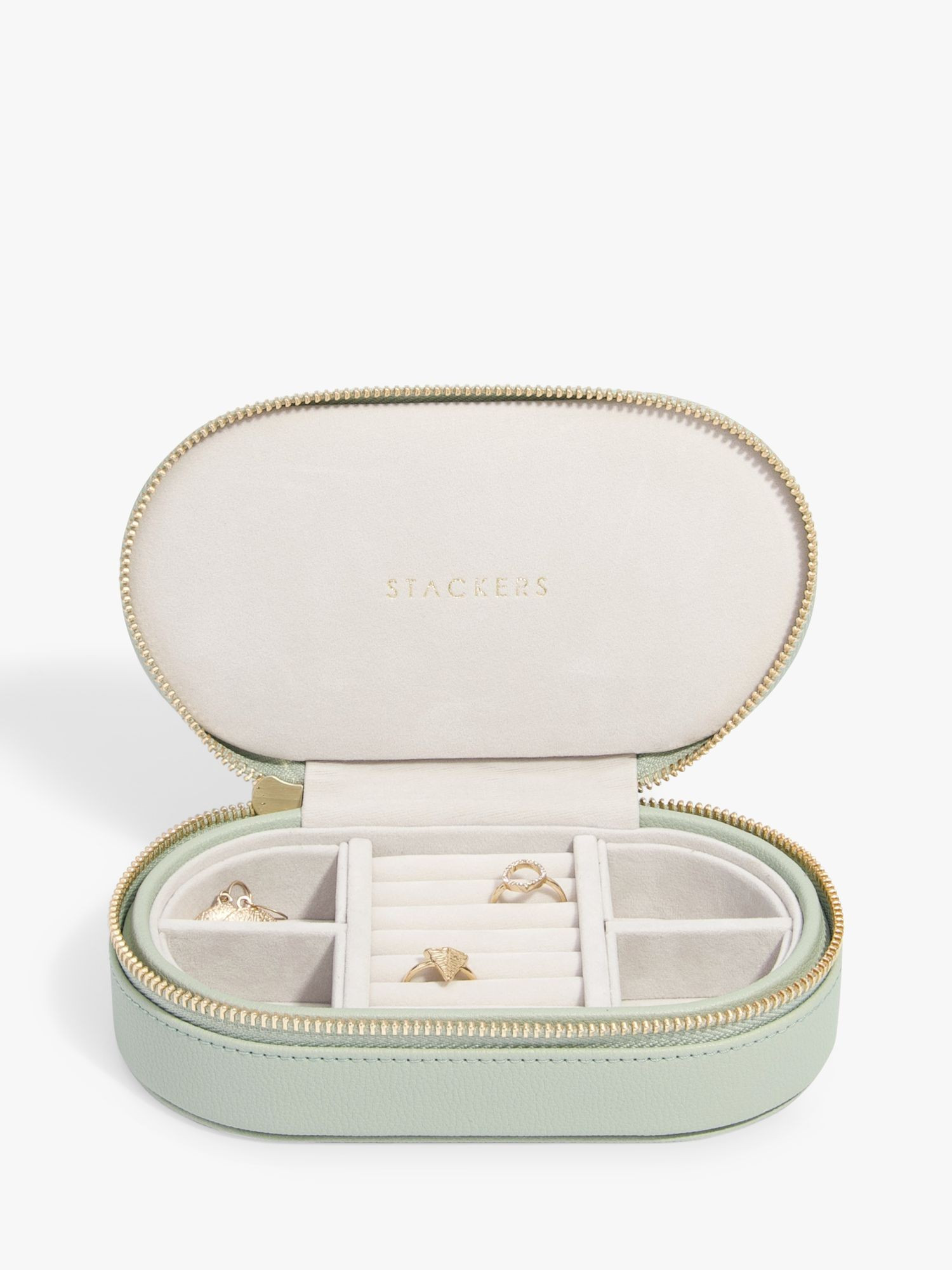 Stackers Oval Travel Jewellery Case | John Lewis (UK)