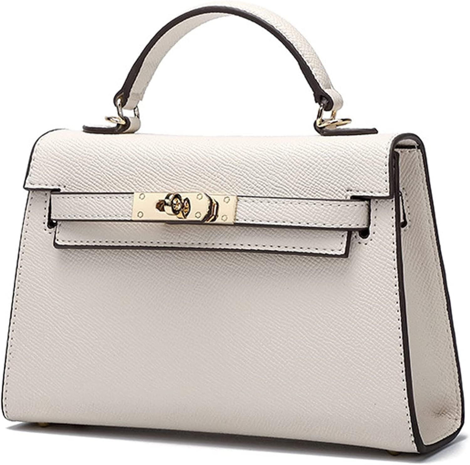Womens Mini Leather Satchel Bags 9 * 2.5 * 5.5in Shoulder Purses Top Handle Handbags Ladies Designer | Amazon (US)