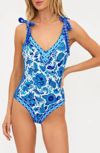 Akira Placement Print One-Piece Swimsuit | Nordstrom Rack
