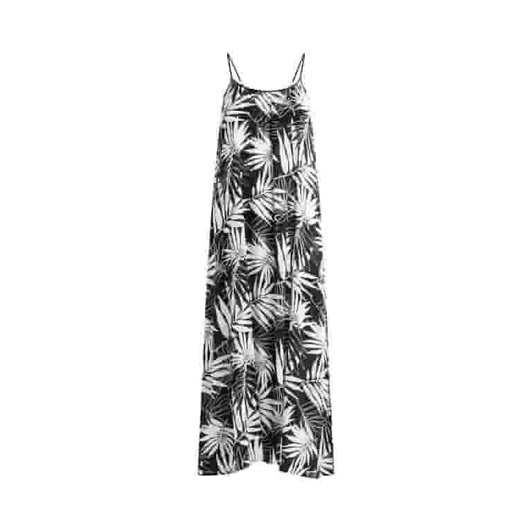 Joyspun Women’s Sleepwear Woven Strappy Maxi Nightgown, Sizes S-4X | Walmart (US)