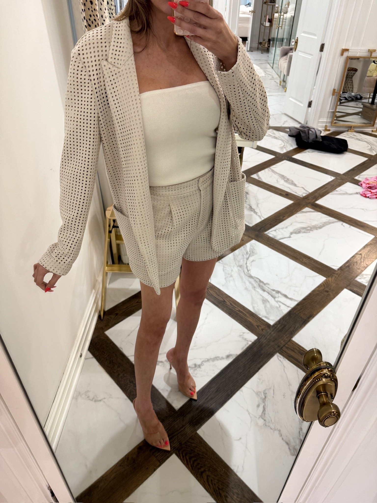 Another adorable zara set!! Wearing a size small in top and blazer and XS in shorts!!

Zara set, Summer outfit, Summer outfit inspo, Airport outfit, Shoe crush, Europe Summer outfit, Emily Ann Gemma

#LTKStyleTip #LTKWorkwear #LTKSummerEdit