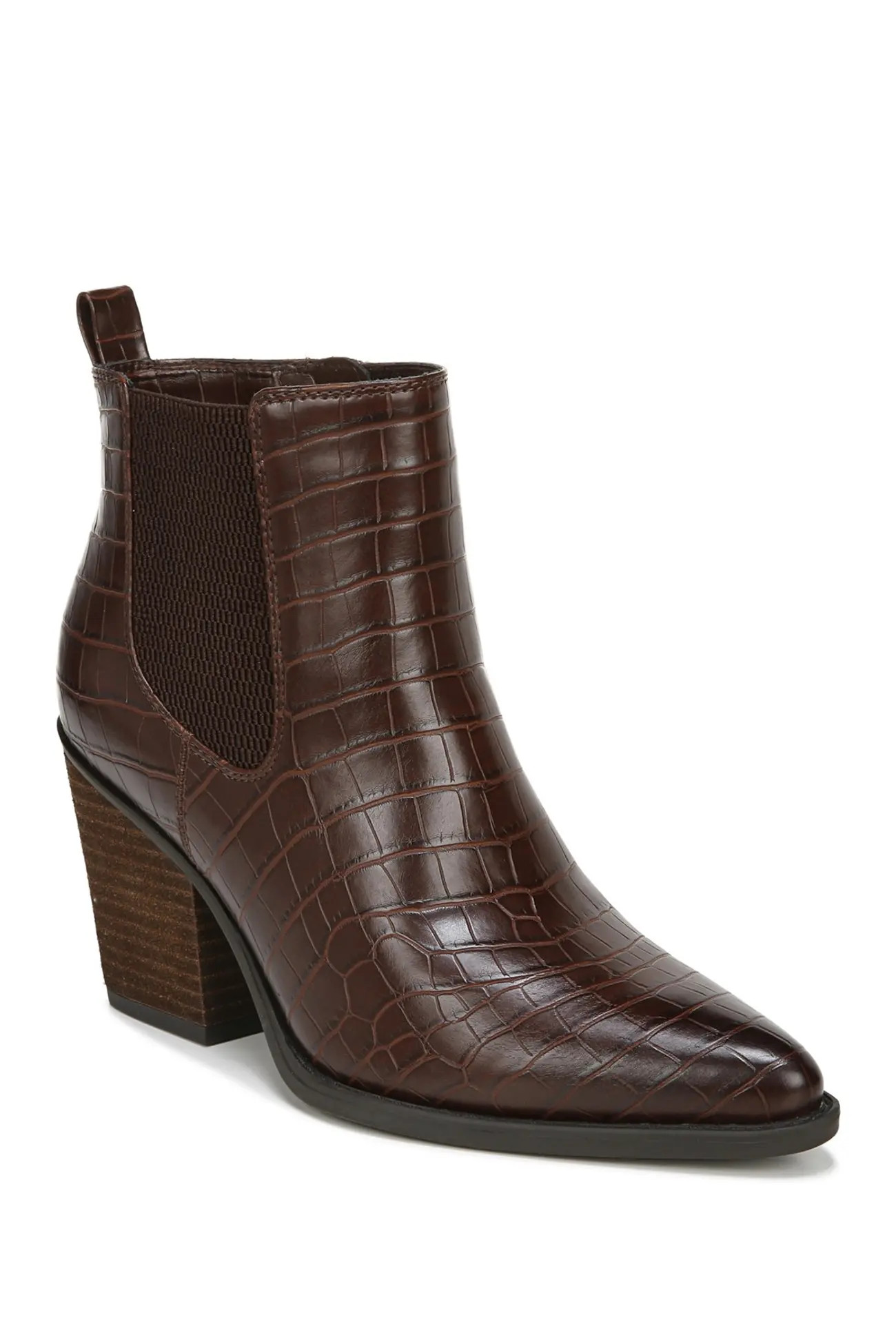 SOUL Naturalizer | Micah Croc Embossed Chelsea Bootie - Wide Width Available | Nordstrom Rack | Nordstrom Rack