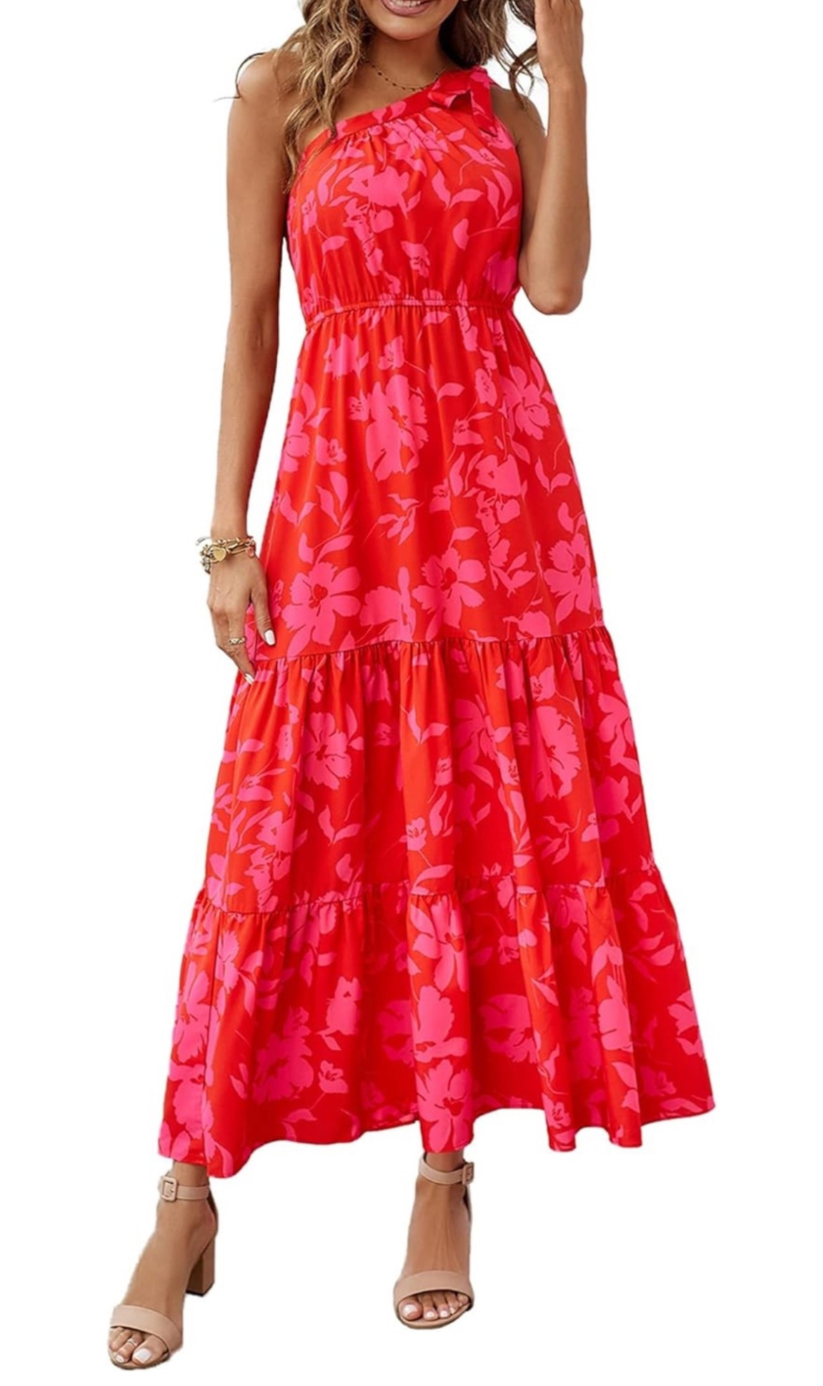 One shoulder maxi dress. Wedding guest dress. Vacation dress.

#LTKMidsize #LTKSeasonal #LTKWedding