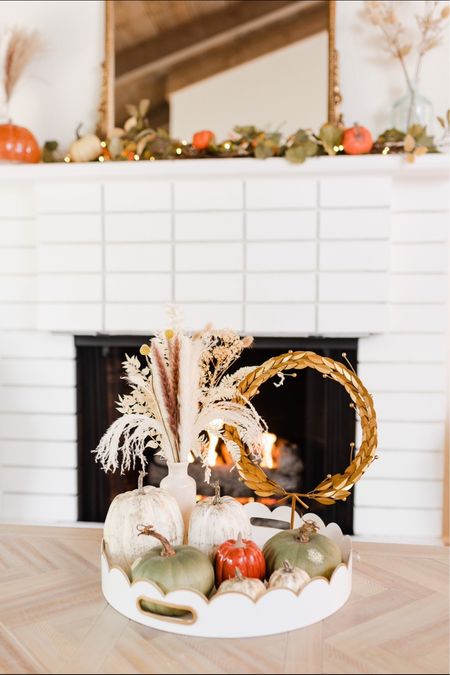 My fall décor for my fireplace and coffee table 🍂

#LTKHoliday #LTKSeasonal