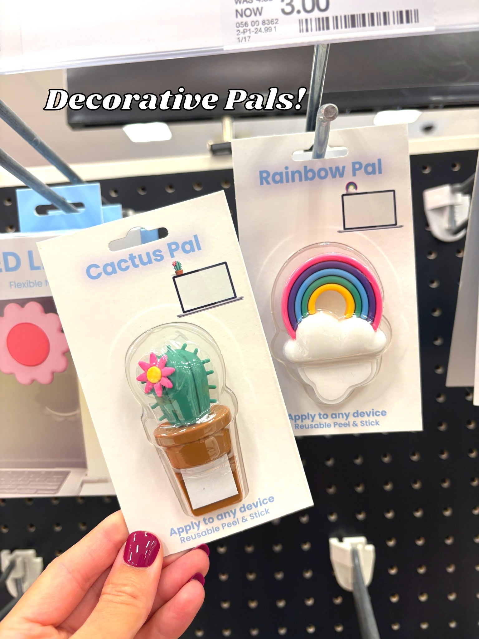 IJoy Decorative Cactus & Rainow peel and stick reusable sticker computer accessories #targetfinds  #techaccessories #decorativestickers

#LTKHome #LTKTravel