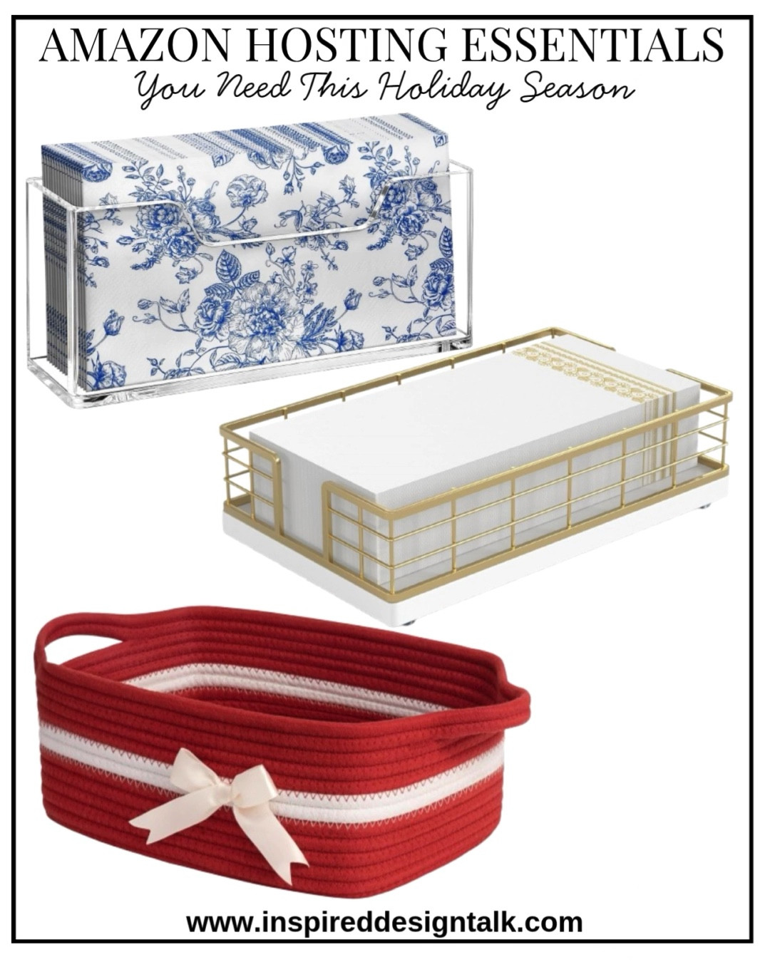 Cute napkin holders to upgrade your kitchen or dining room home decor  

#LTKFindsUnder50 #LTKHome #LTKSeasonal