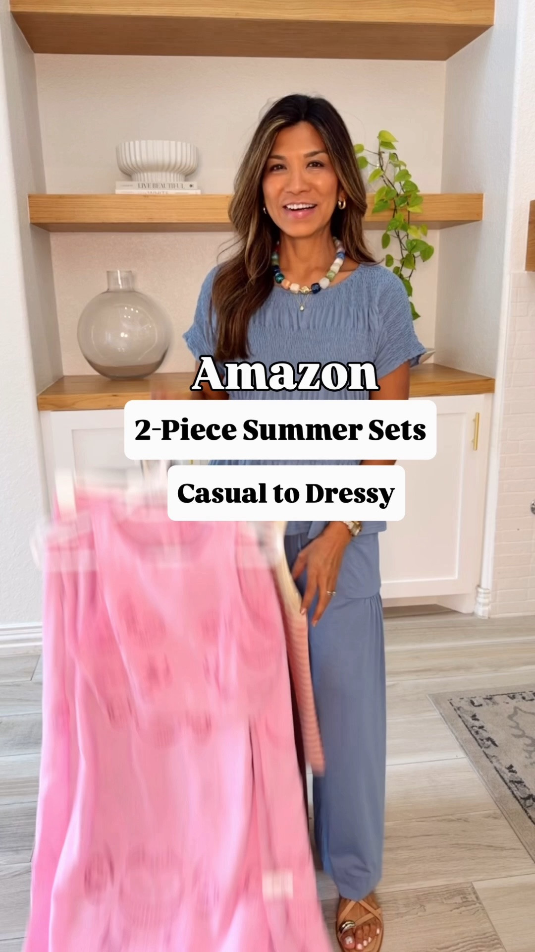 I’m 5’2” 118#ish for reference 
Everything in small except outfit #3 in XS. All tts.
Sandals tts.
Casual to dressy 2 piece sets for spring and summer.
Amazon finds, 4th of July outfits, summer outfits, vacation outfits, casual outfits, over 50 style, midlife fashion, petite fashion,midlife women, affordable fashion, fashion over40, cruise outfits.

#LTKPetite #LTKOver40 #LTKmomlife