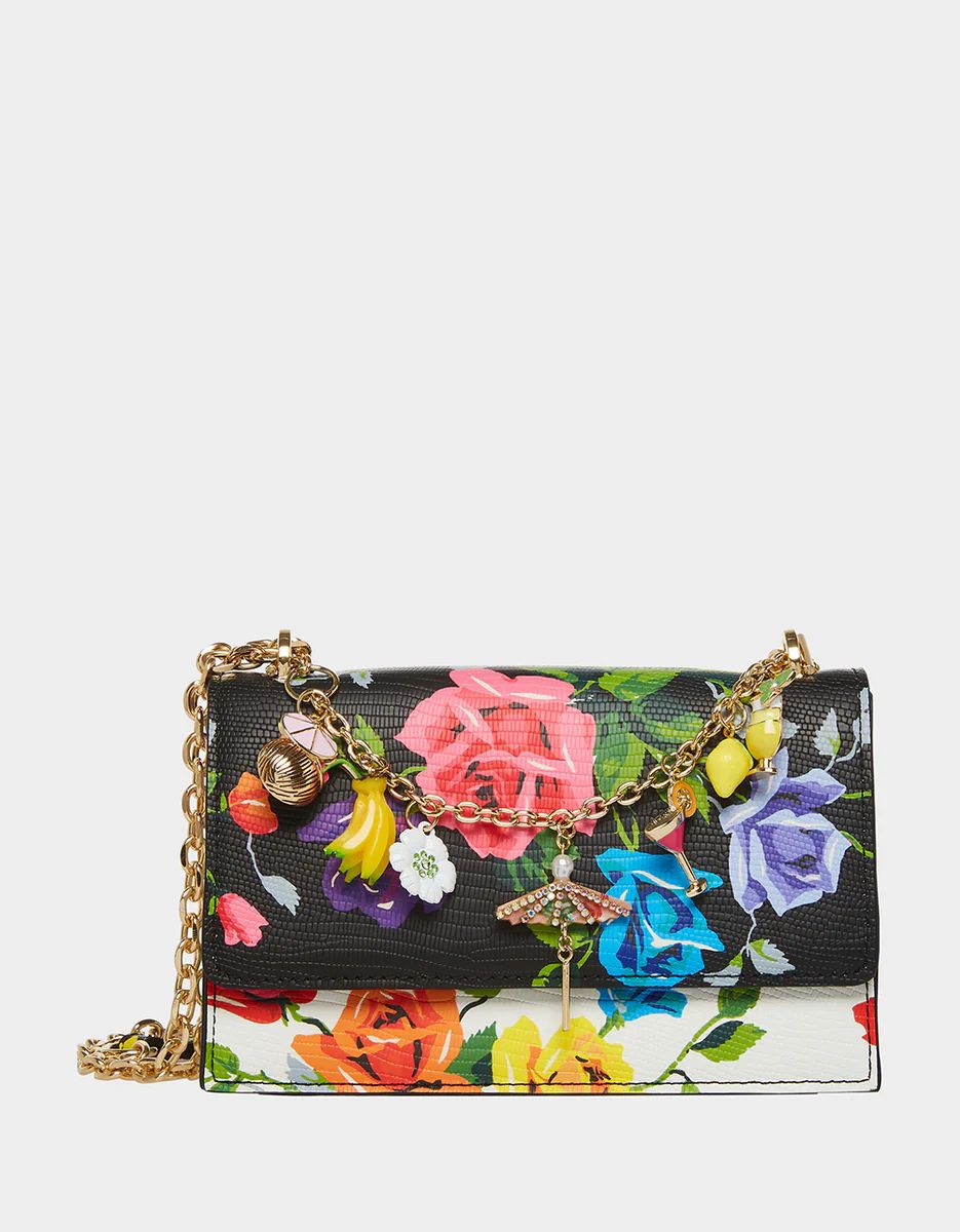 GET CONVERSATIONAL SHOULDER BAG FLORAL | Betsey Johnson