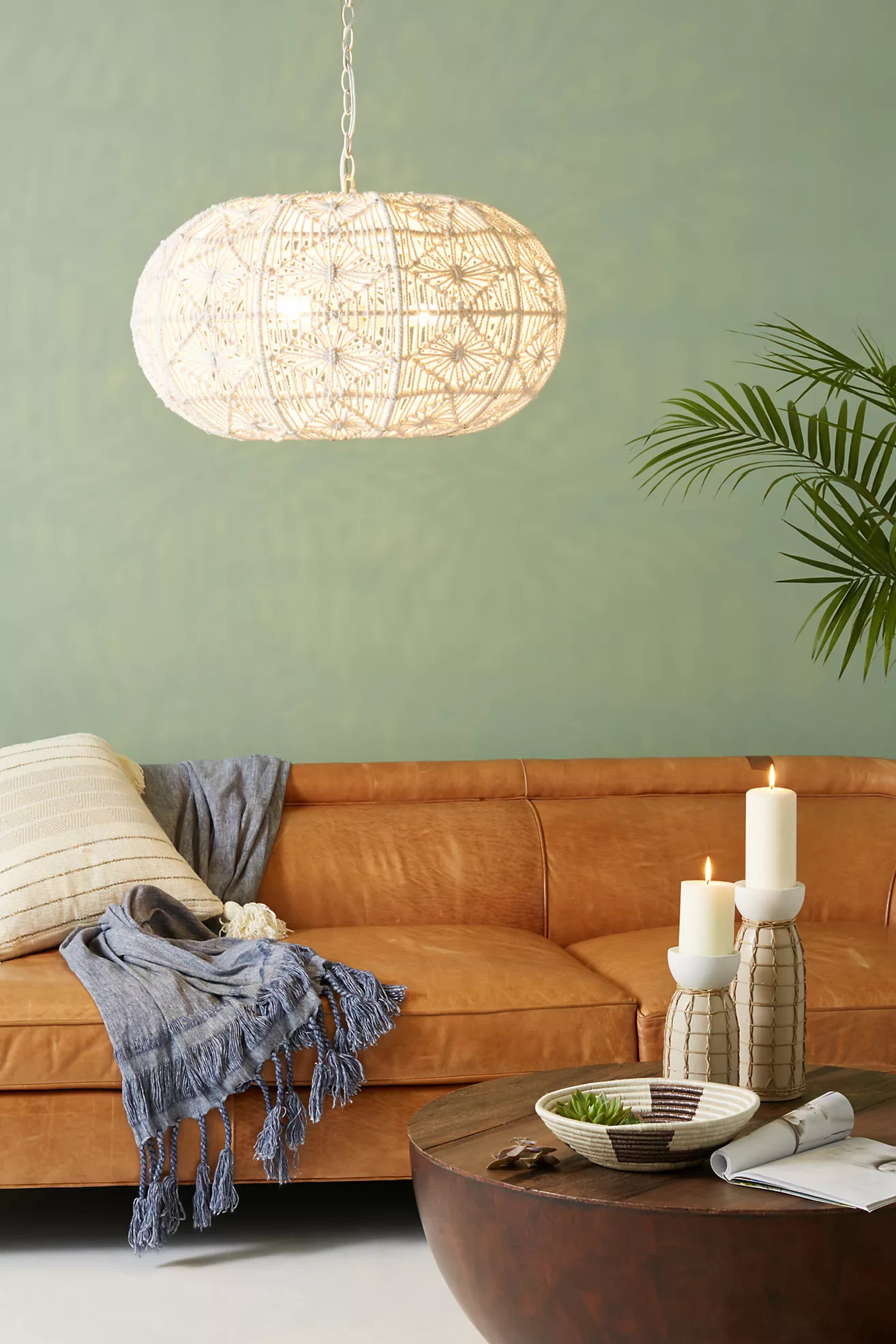 Macrame Pendant | Anthropologie (US)