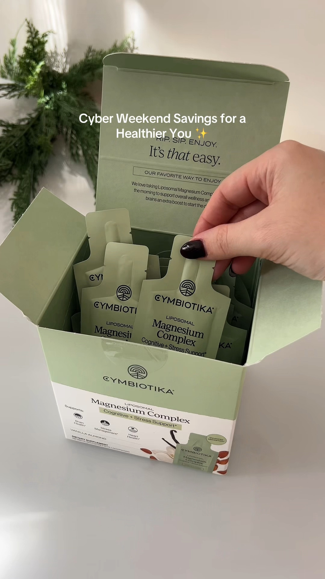 CYMBIOTIKA Liposomal Magnesium 

#LTKCyberWeek #LTKselfcare #LTKdayinmylife