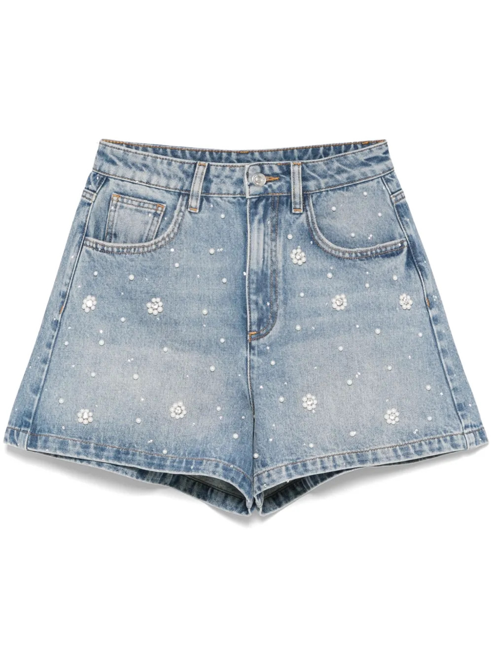 Maje Denim Shorts | Blue | FARFETCH | Farfetch Global