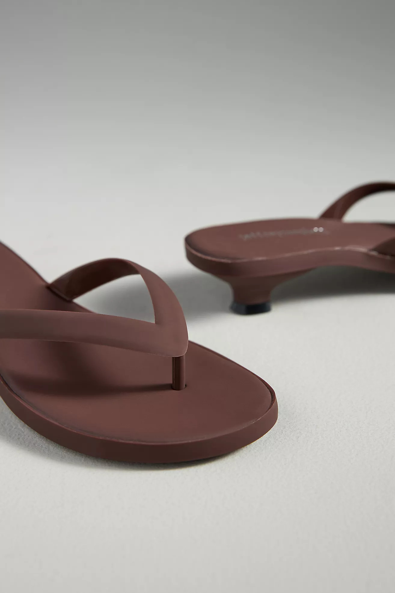 Jeffrey Campbell Lollipop Kitten-Heel Jelly Thong Sandals | Anthropologie (US)