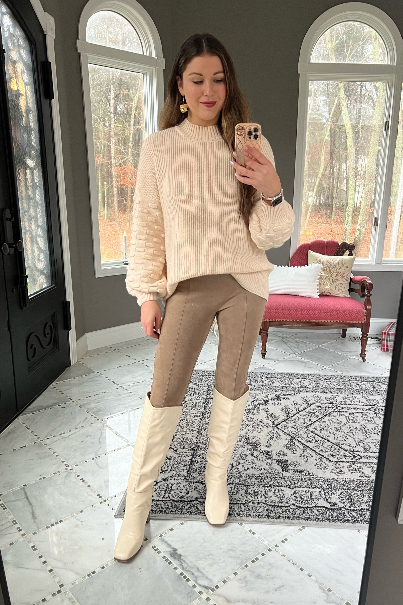 Mom OOTD. 


neutral outfit, SAHM outfits, SAHM looks, mom outfits, millennial outfits, over 30 style, casual style, casual look, easy outfits, over 30 mom outfits, casual outfits, everyday style, everyday looks, everyday outfits, simple outfit, affordable style, affordable fashion, affordable outfit, vanilla girl, vanilla girl aesthetic, neutral looks, neutral style, neutral outfit, white tall boots, cream boots, knee high boots, white sweater, suede leggings, bubble sleeve sweater, leather boots, gift guide, womens style, gift ideas for her, holiday outfit idea 

#LTKHoliday #LTKGiftGuide #LTKstyletip