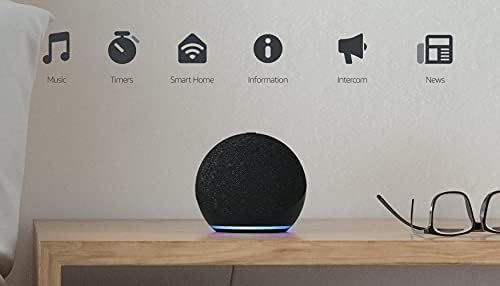 Echo Dot (4th generation) | Smart speaker with Alexa | Charcoal | Amazon (UK)