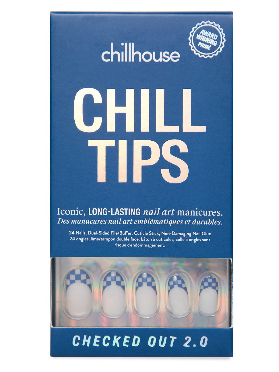 Women's Chill Tips Checked Out 2.0 Press-On Nails | Saks Fifth Avenue