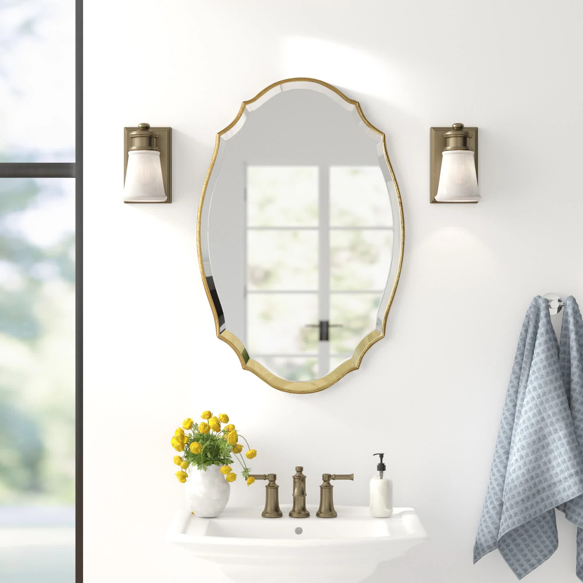 Abby Flat Mirror | Wayfair North America