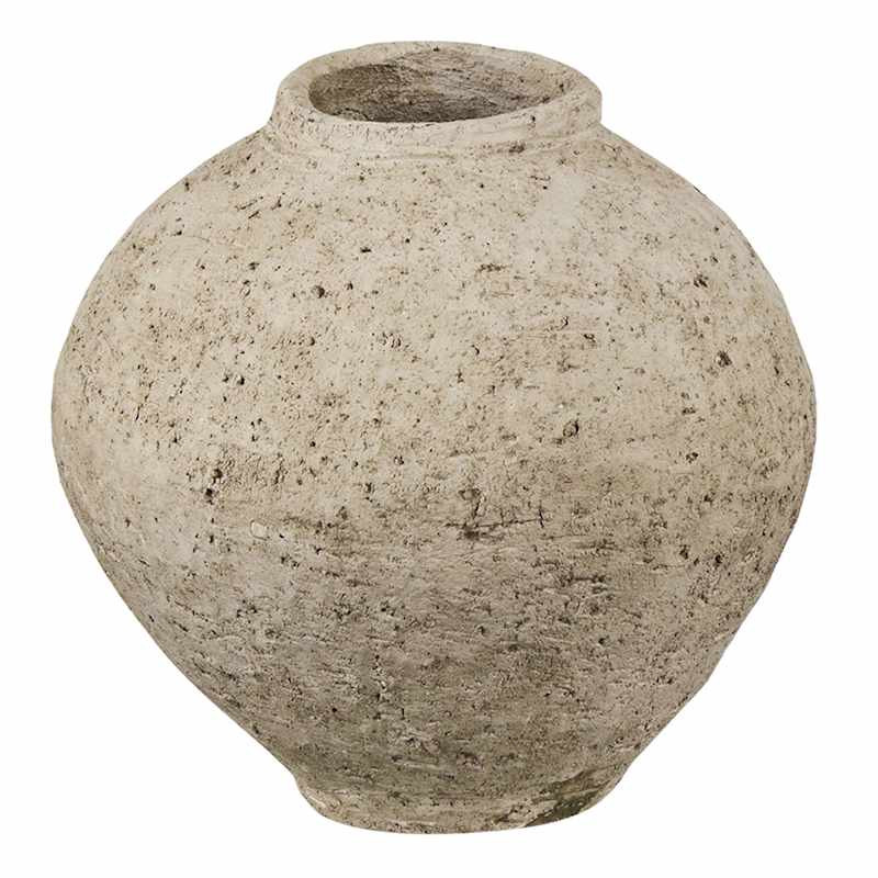 White Ceramic Vase, 6.5" | At Home