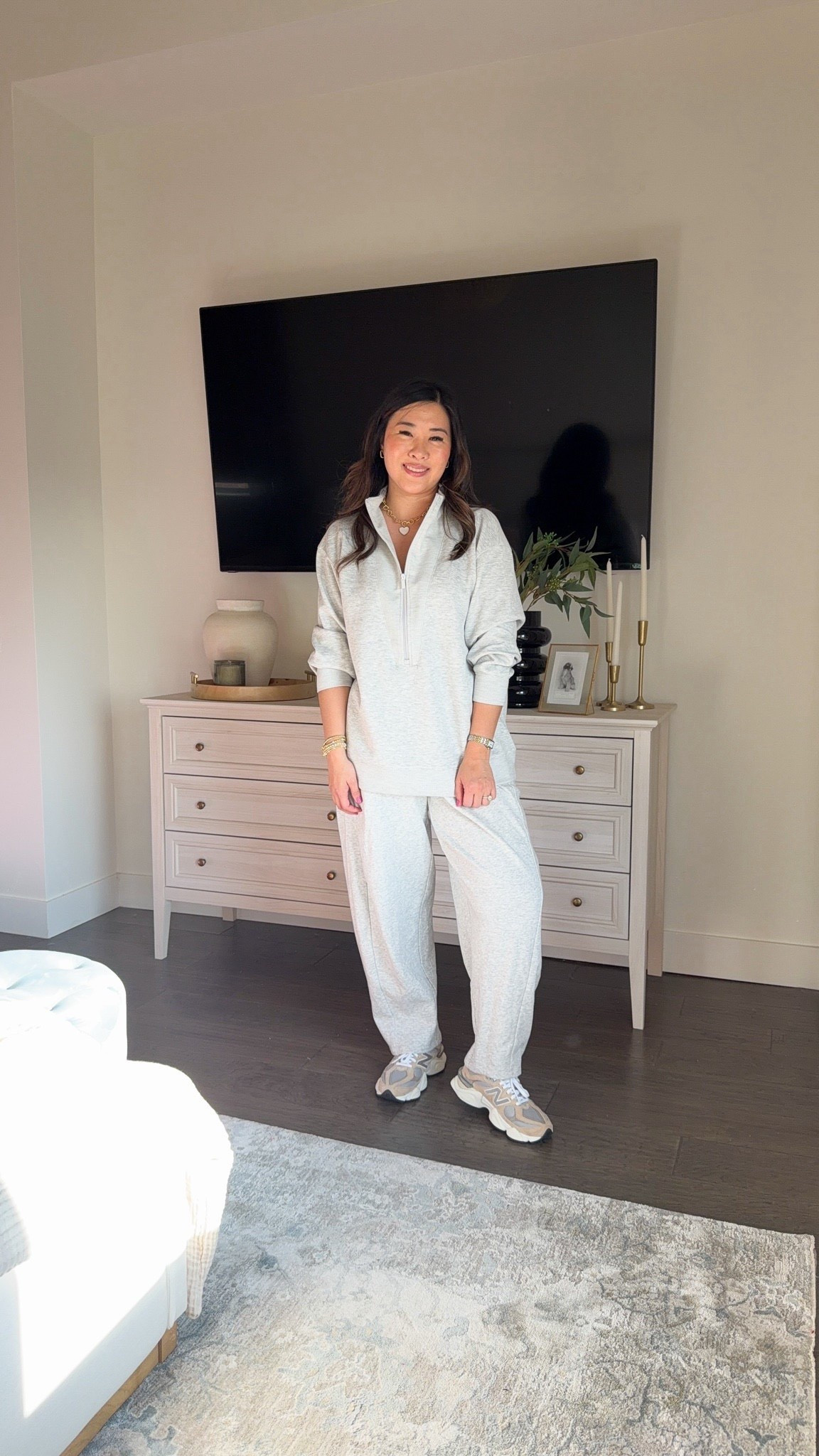 Target Pullover (looks like Varley): Large
Barrel Sweats: Small 


women’s fashion, trendy outfit, target, women pullovers, barrel sweats, sweat set, cozy style, casual comfy outfit, mom style 

#LTKSeasonal #LTKootd