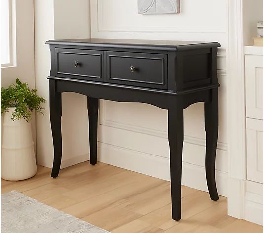 One Drawer Console Table by Valerie - QVC.com | QVC