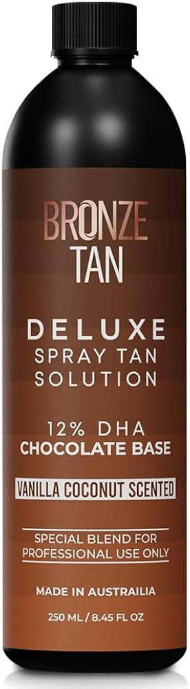 Bronze Tan Dark Spray Tan Solution - Professional Tanning Solution for Spray Tan Machine - Airbru... | Amazon (US)