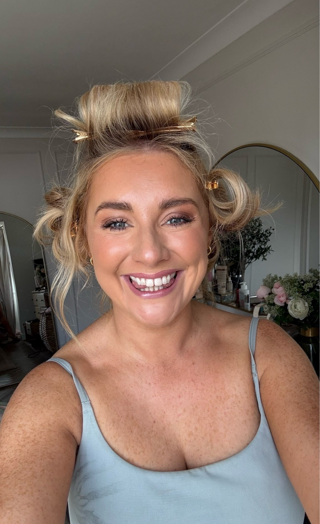 everything you need for the best, quick at home blow dry-like curls that LAST