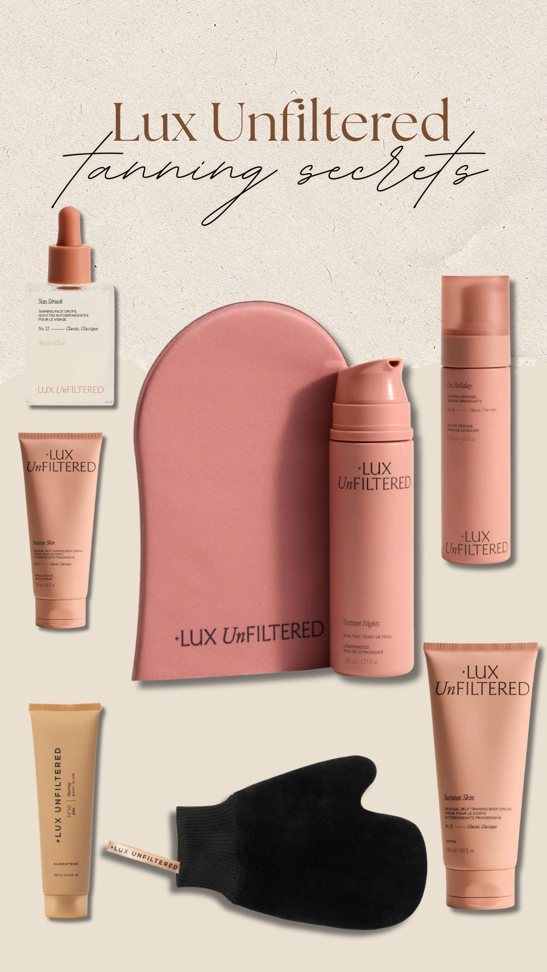 These are the self tanning secrets I can't stop recommending

#LTKBeauty #LTKfindsunder50 #LTKSeasonal
#LuxUnfiltered #SelfTanner #SummerGlow
#TanningSecrets #FakeTan #SelfTanning
#SummerBeauty #GlowSkin #NashvilleBeauty 

 #LTKgrwm #LTKBeauty