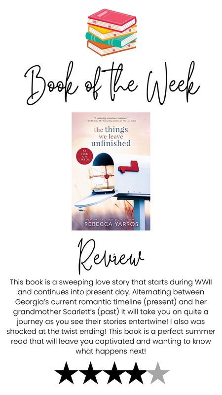 Book Review: The Things We Leave Unfinished

#LTKFind