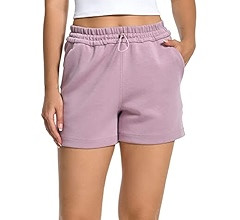 Colorfulkoala Women's High Waisted Ultra Soft Athletic Sweat Shorts Casual Summer Lounge Pants wi... | Amazon (US)