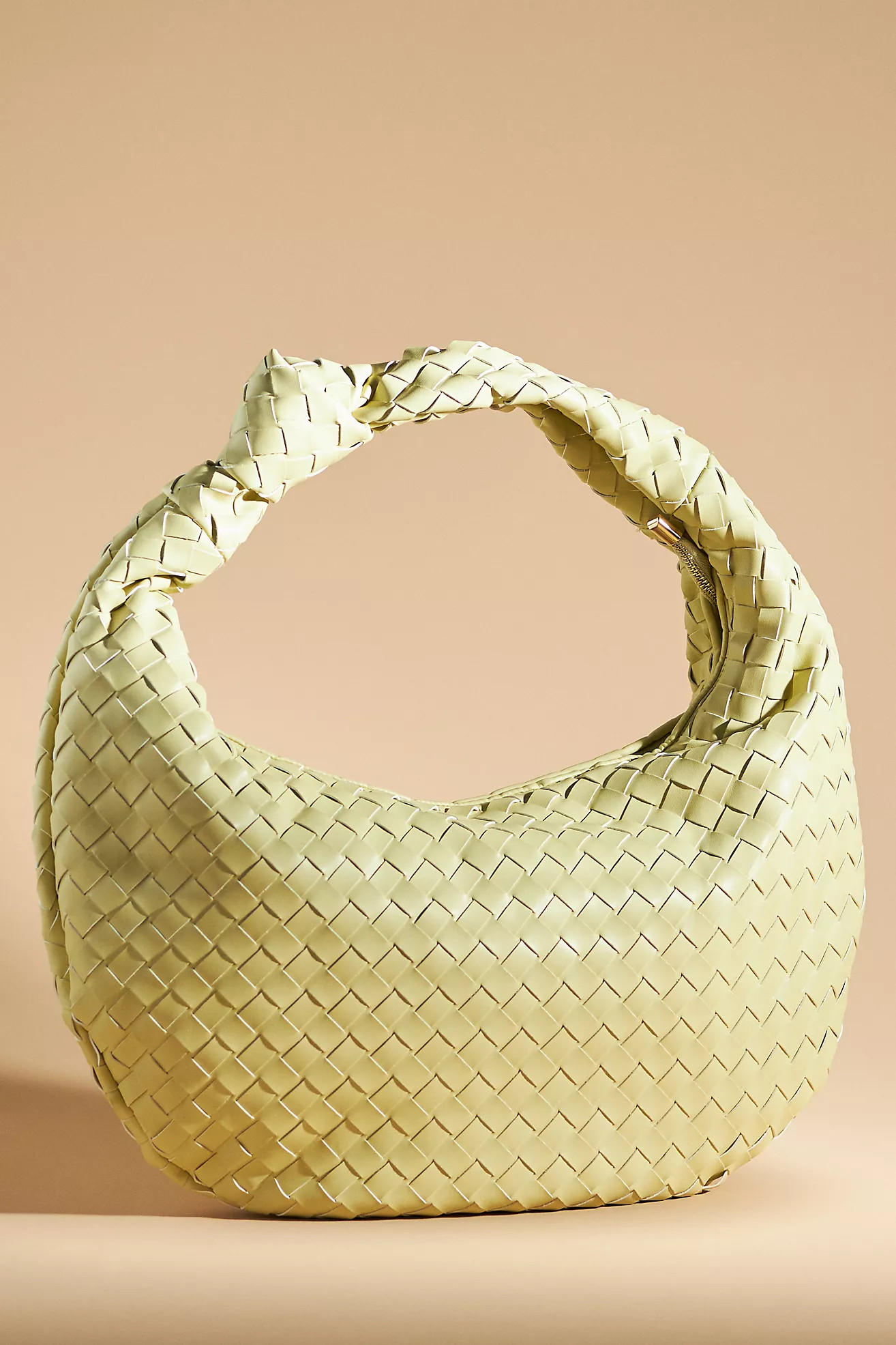 The Brigitte Woven Faux-Leather Satchel Bag by Melie Bianco: Oversized Edition | Anthropologie (UK)