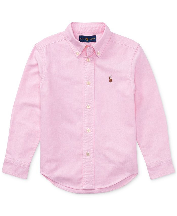 Polo Ralph Lauren Toddler Boys Blake Oxford Shirt & Reviews - Shirts & Tops - Kids - Macy's | Macys (US)