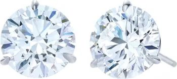 1.50ct tw Diamond & Platinum Stud Earrings | Nordstrom