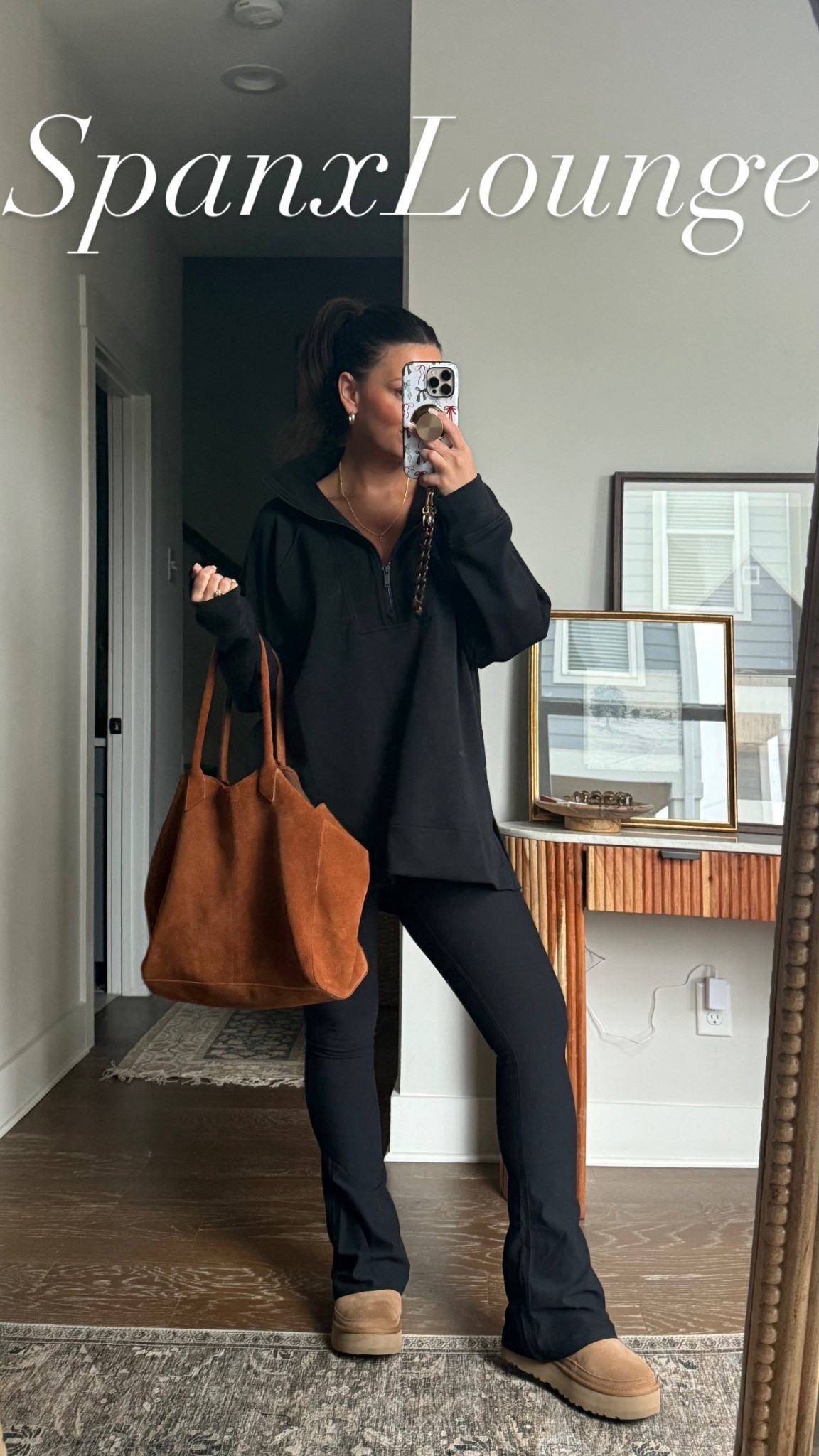 Size XL in tunic and L in flares! Obsessed with both of these! The material on the drapey pullover is so so so sorta mf the flare are incredibly flattering and smoothing and comfy! 

#LTKHoliday #LTKgrwm #LTKdayinmylife