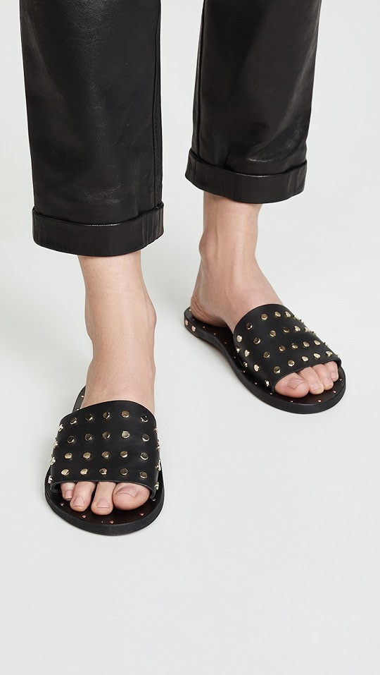 Lovebird Stud Slides | Shopbop