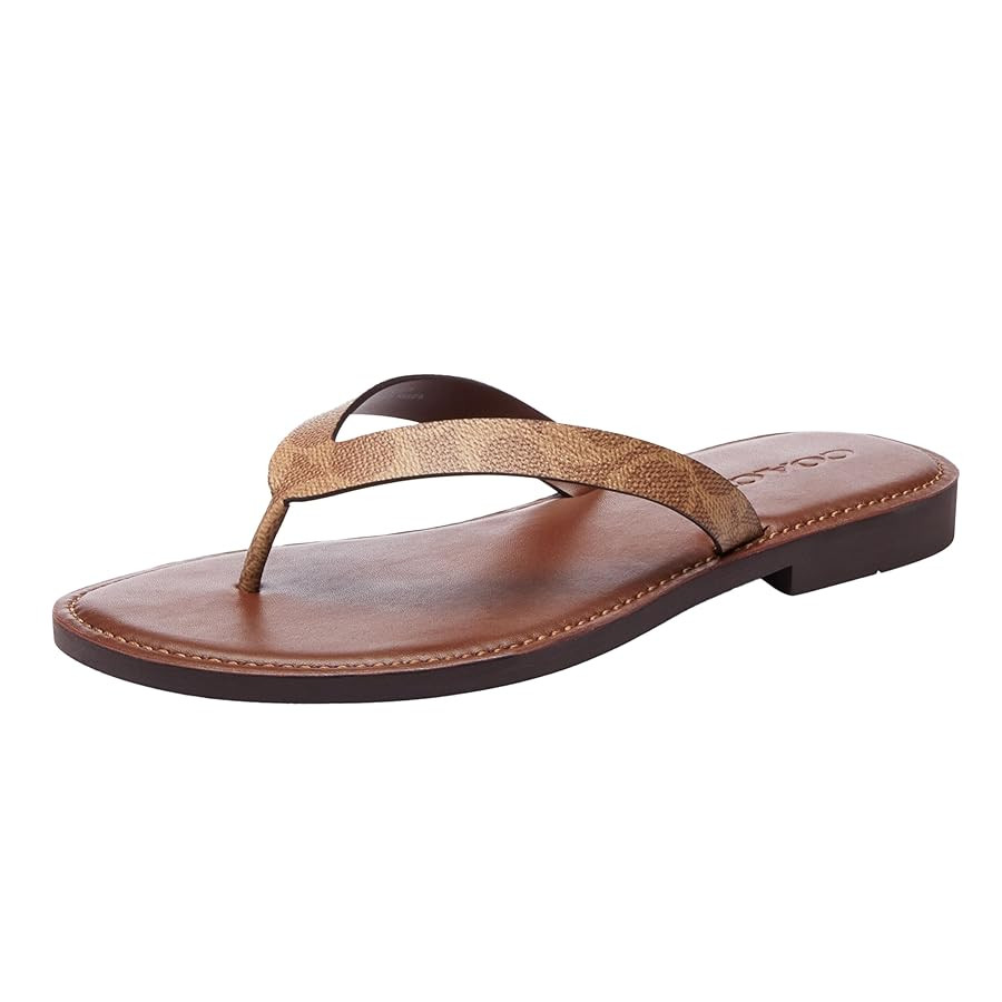 Coach Women's Brianna Flip Flop Flat Sandals | Amazon (US)