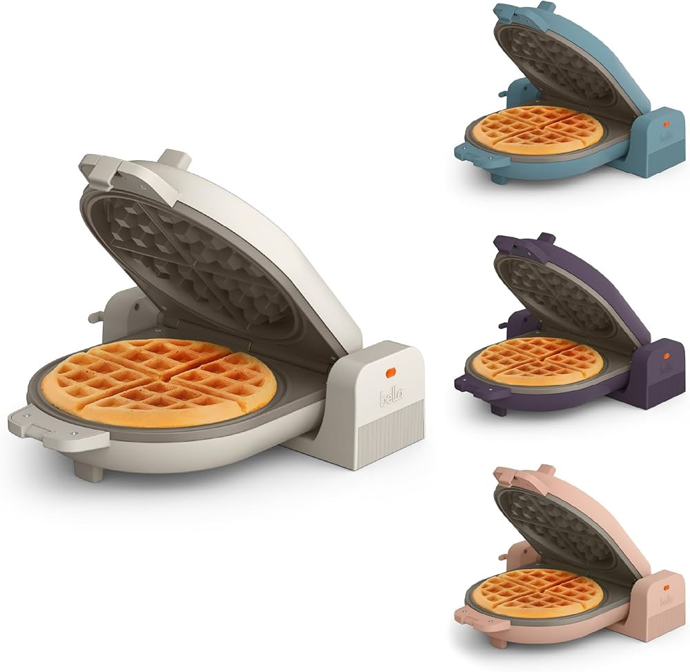 bella Flip-n-Store Belgian Waffle Maker, EverGood™ Ceramic Nonstick Coating, Fits-anywhere™ K... | Amazon (US)
