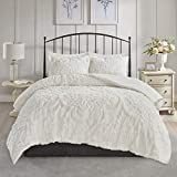 Amazon.com: Madison Park Tufted Chenille Cotton Comforter, All Season Bedding Set, Matching Shams... | Amazon (US)