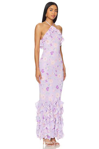 Tiziana Gown in Purple Multi | Revolve Clothing (Global)