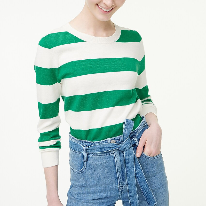 Surfer stripe Teddie sweater | J.Crew Factory