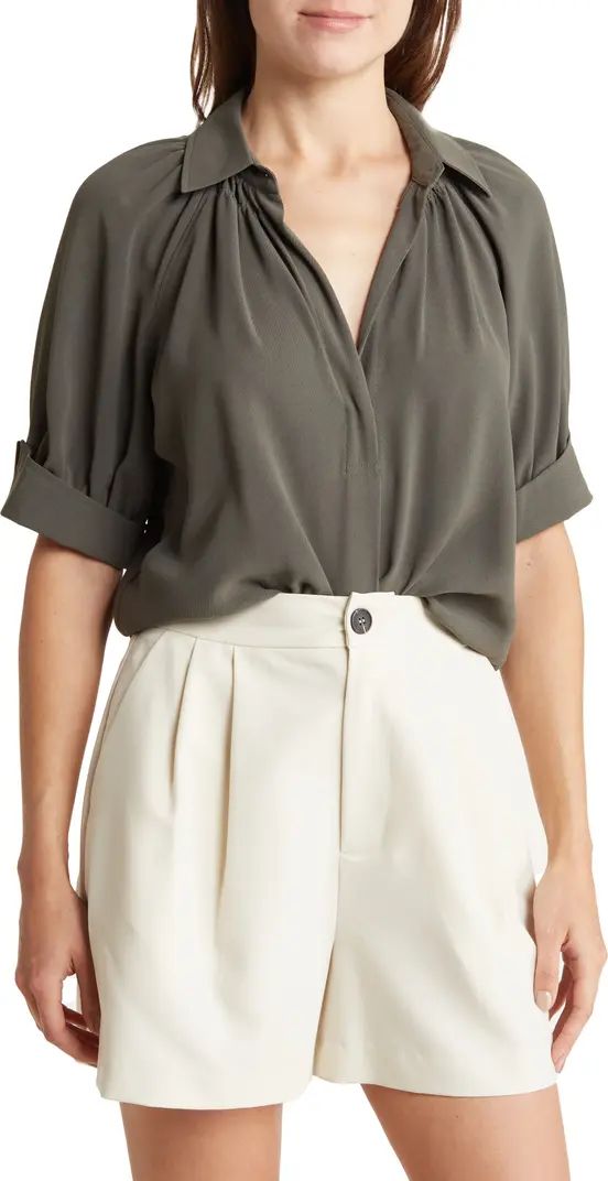 Textured Puff Sleeve Blouse | Nordstrom Rack