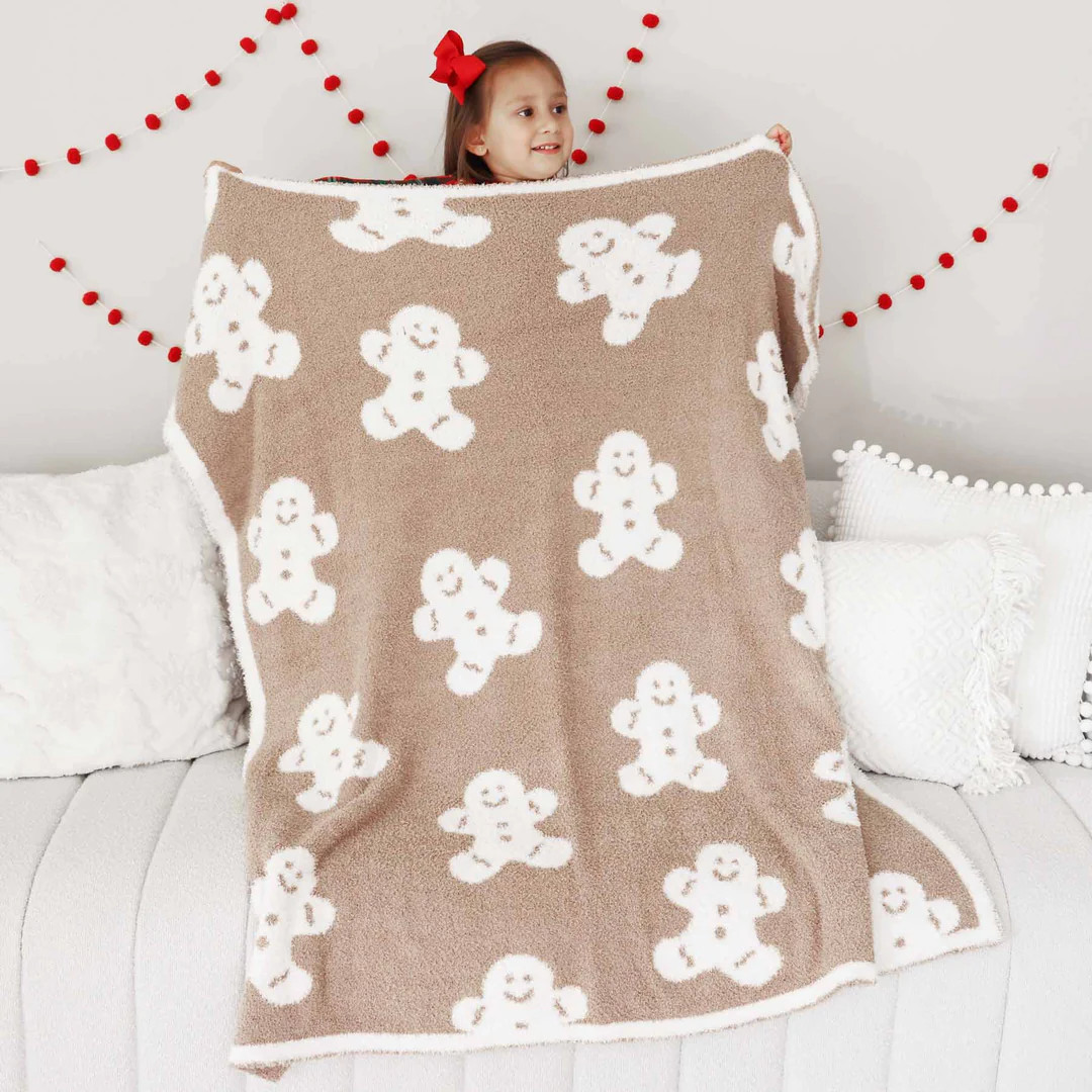 CuddleLane™ Luxe Blankets | Gingerbread | Caden Lane