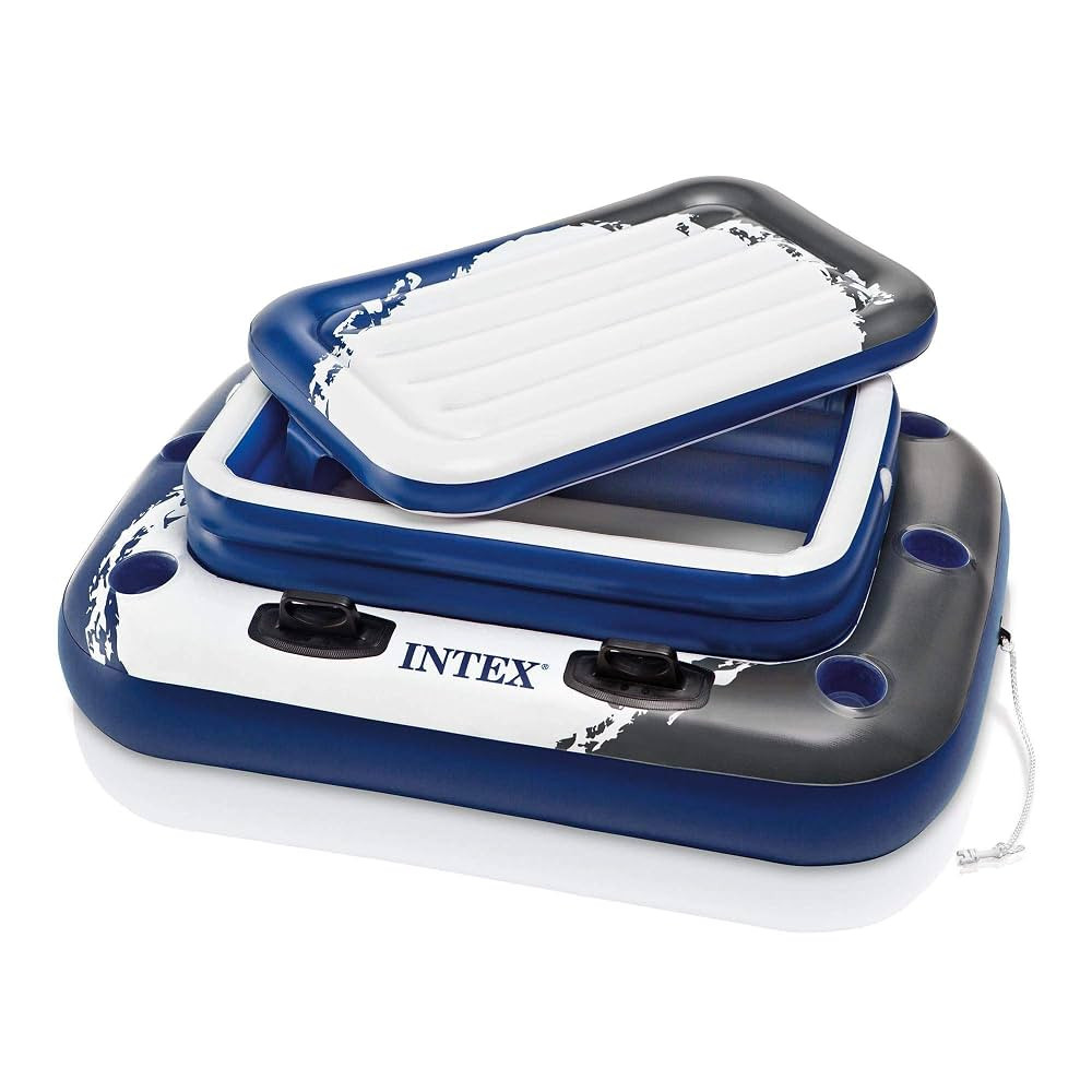 Intex 58821EP Inflatable Mega Chill II 72 Can Beverage Cooler Float w/ Lid | Amazon (US)