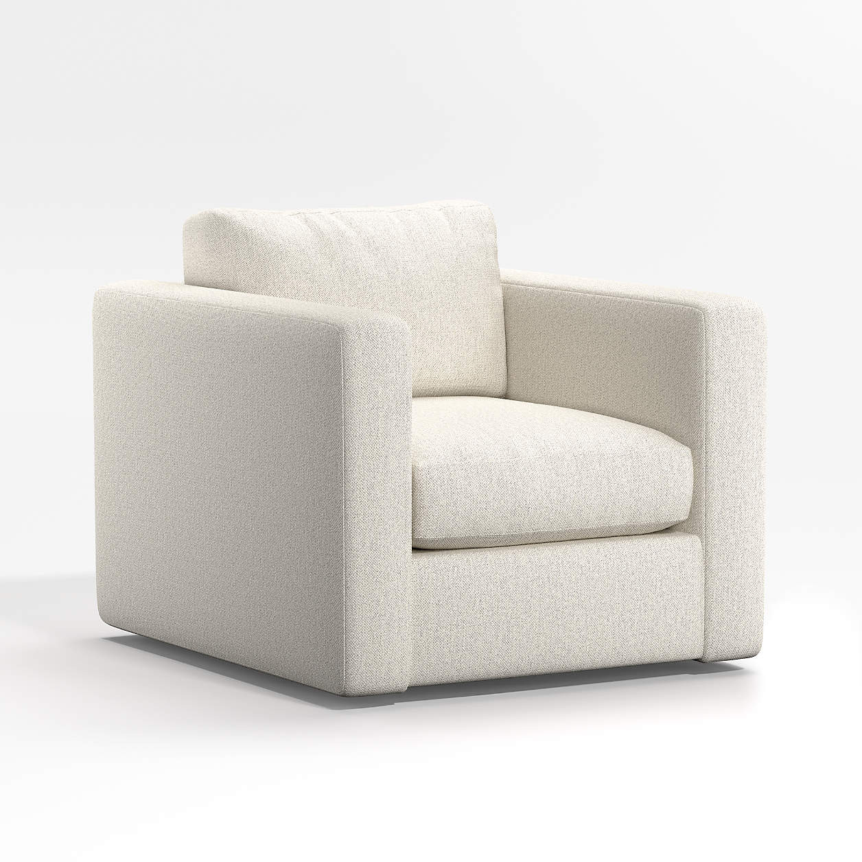 Aris 34.5" Swivel Chair + Reviews | Crate & Barrel | Crate & Barrel