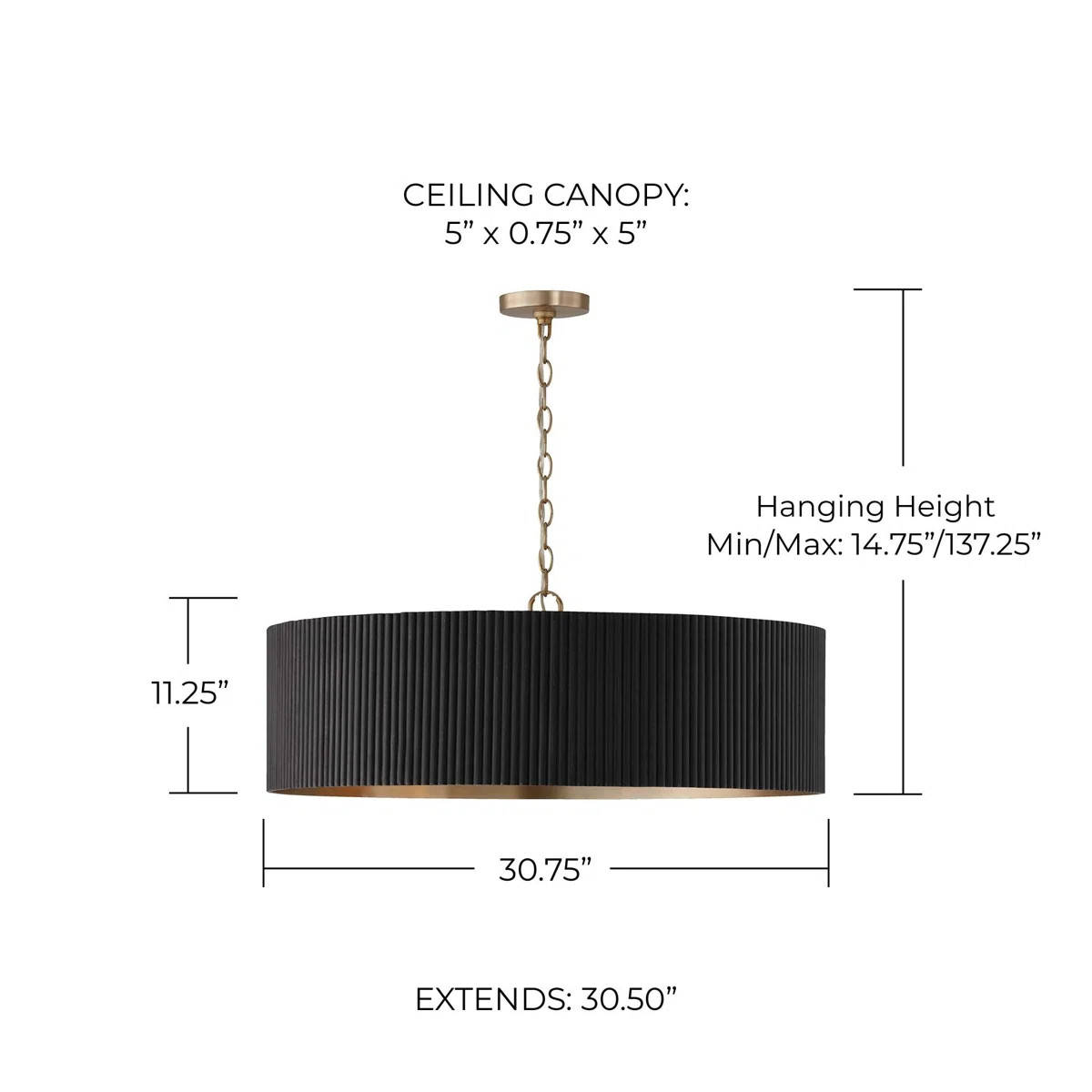 Donovan 4 - Light Dimmable Drum Chandelier | Wayfair North America