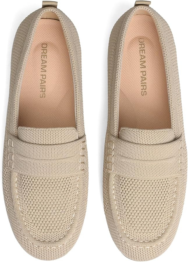DREAM PAIRS Women Comfortable Business Knit Loafers | Amazon (US)