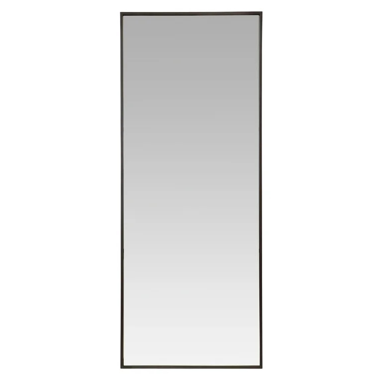 Bali Modern Minimal 70x28 Gray Leaner Mirror by Aspire Home Accents - Walmart.com | Walmart (US)