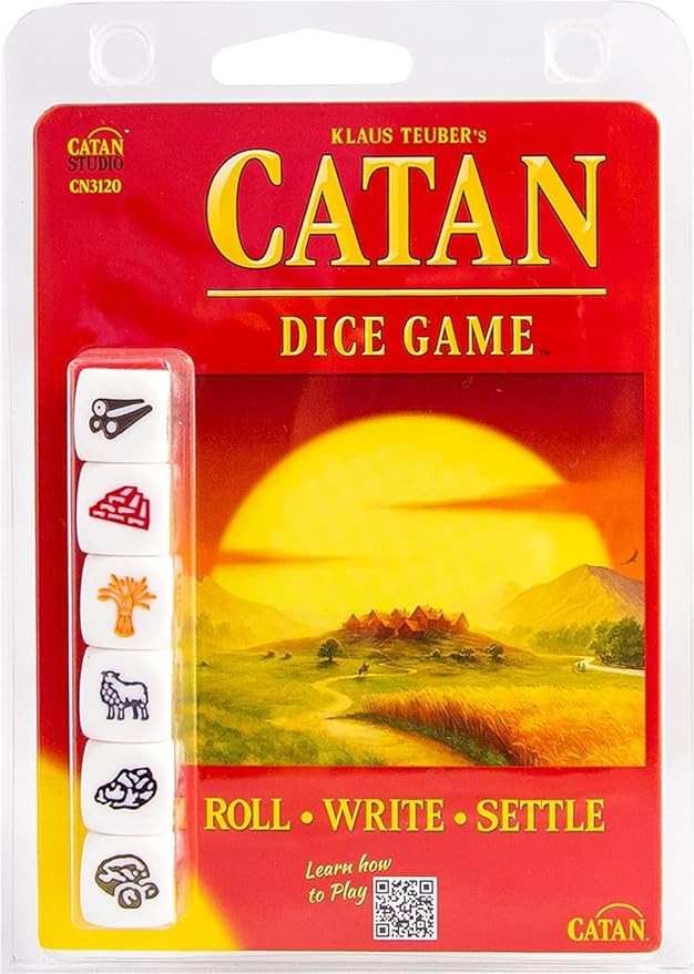 CATAN Dice Game - Portable Fun for On-the-Go Adventures! Strategy Game, Family Game for Kids and ... | Amazon (US)