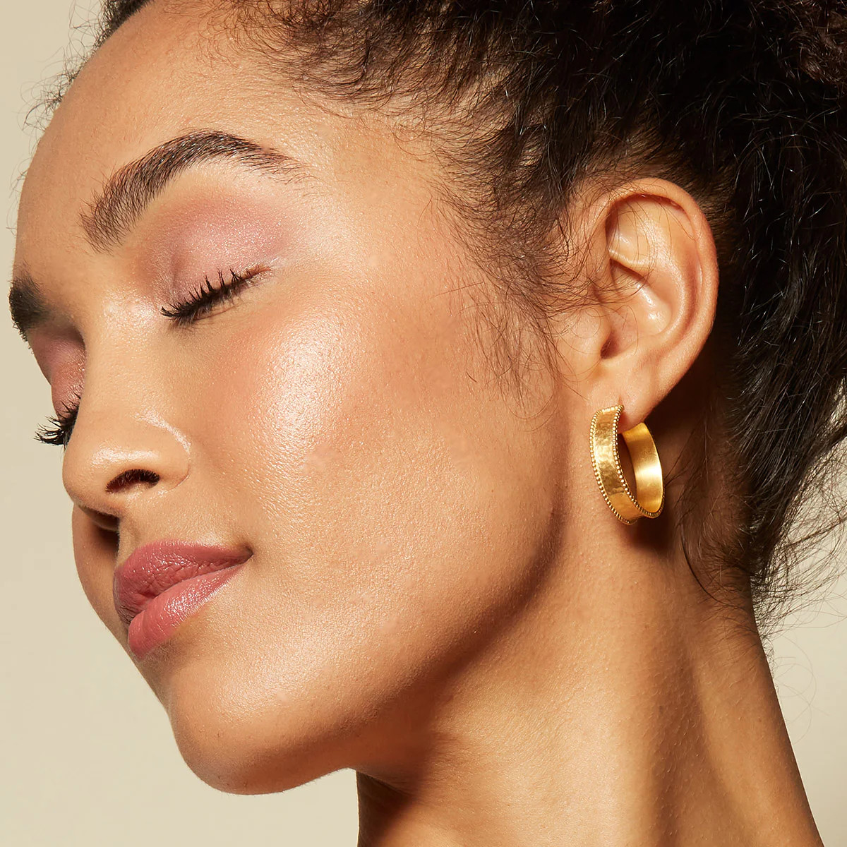 Bold Spirit Gold Hoop Earrings | Satya Jewelry