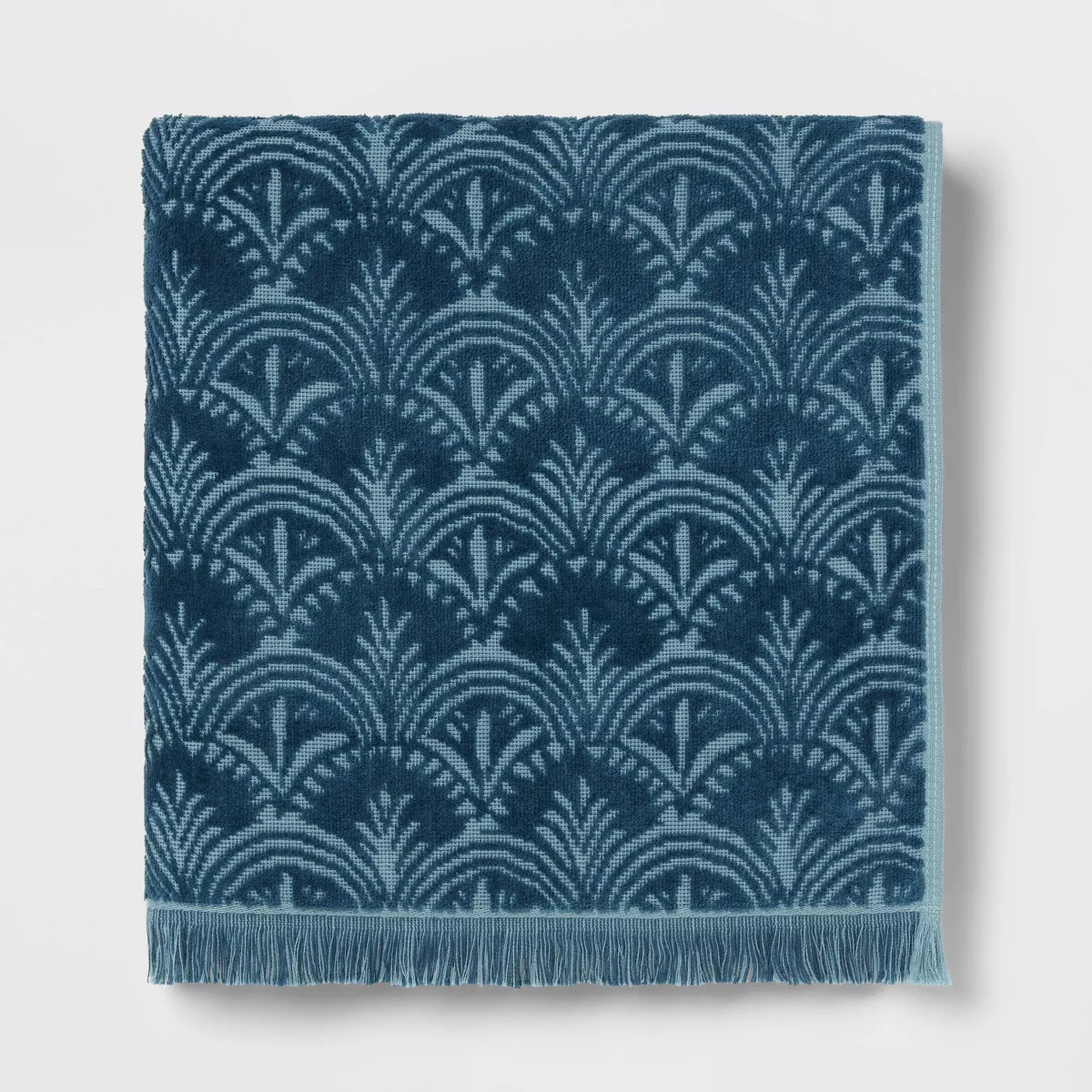 Plush Scallop Towel Teal Blue - Threshold™ | Target