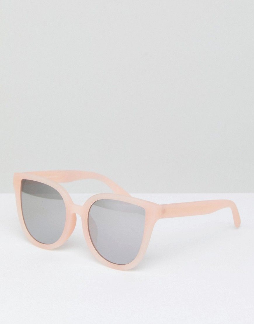 Bershka Cat Eye Sunglasses In Pink - Pink | ASOS US
