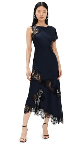 ALC Women's Alessia Dress, Dark Sapphire/Black, 00 | Amazon (US)